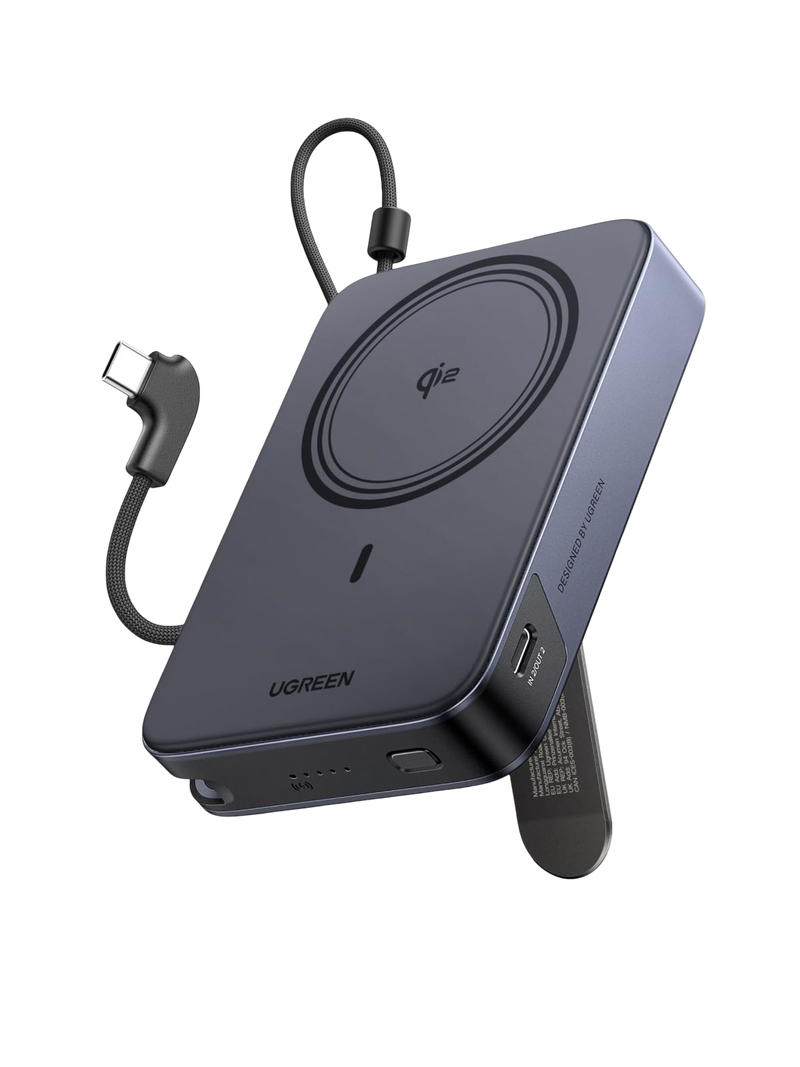 UGREEN Zapix 15W Magnetische Powerbank (10000mAh, 30W Schnellladung, Qi2)
