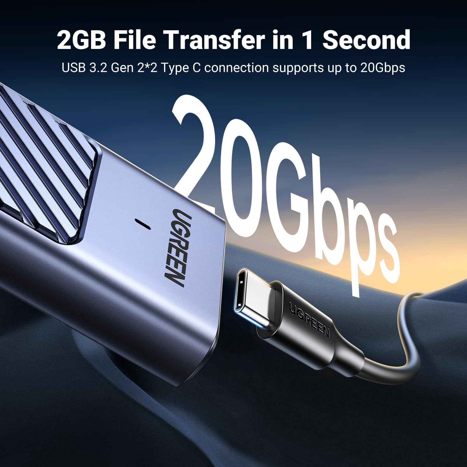 ELUTENG M.2 NVMe NGFF SSD Behuizing Adapter Aluminium ELUTENG M.2 NVMe NGFF SSD Behuizing Adapter Aluminium