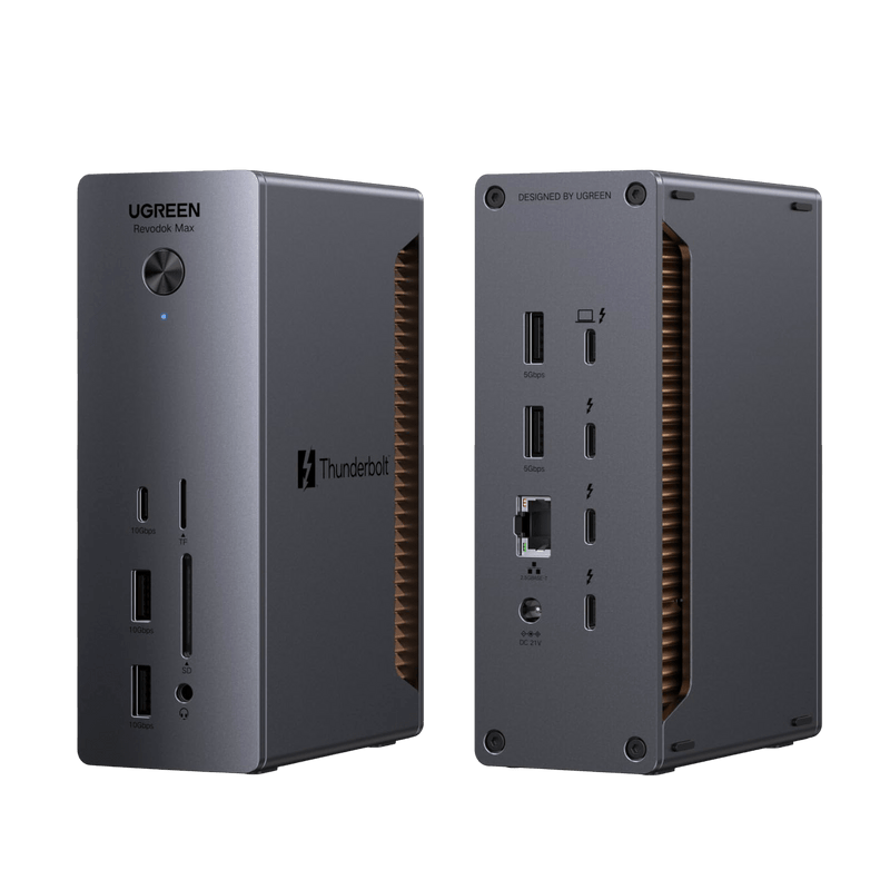 UGREEN Revodok Max 2131 Thunderbolt 5 Dockningsstation 8K@60Hz 140W