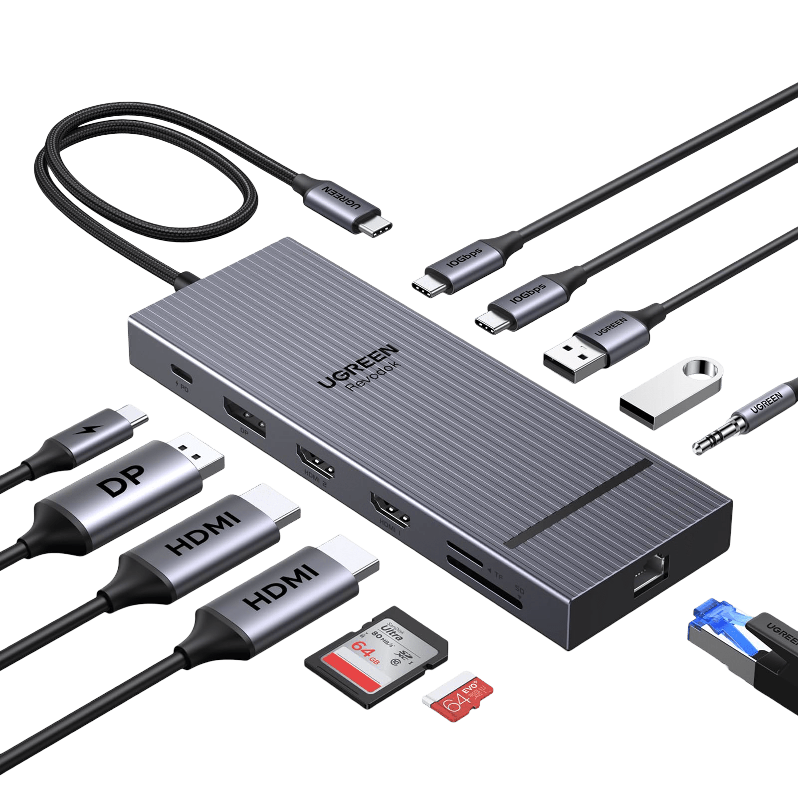 UGREEN Revodok Pro Docking Station (12-Port, 4K, 100W) | UGREEN EU UGREEN Revodok Pro Docking Station (12-Port, 4K, 100W) | UGREEN EU