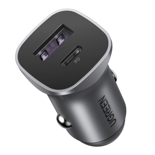 Ugreen 30W Car Charger with 60W USB C Cable PD&QC3.0 Fast Charge