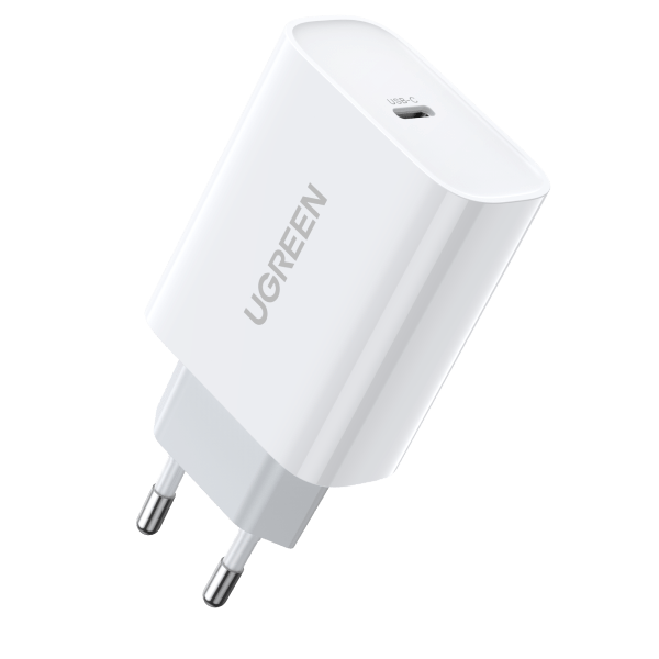 Ugreen USB Mains Charger Type C 25W Power Delivery+USB Cable 6 7