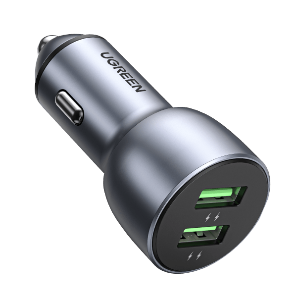 Niucom 36W Dual USB 3.0 & USB C PD Car Lighter Charger for Mobile or Tablet.