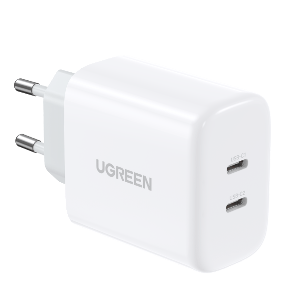 UGREEN Cargador iPhone 40W Doble USB C, USB C Charger Power