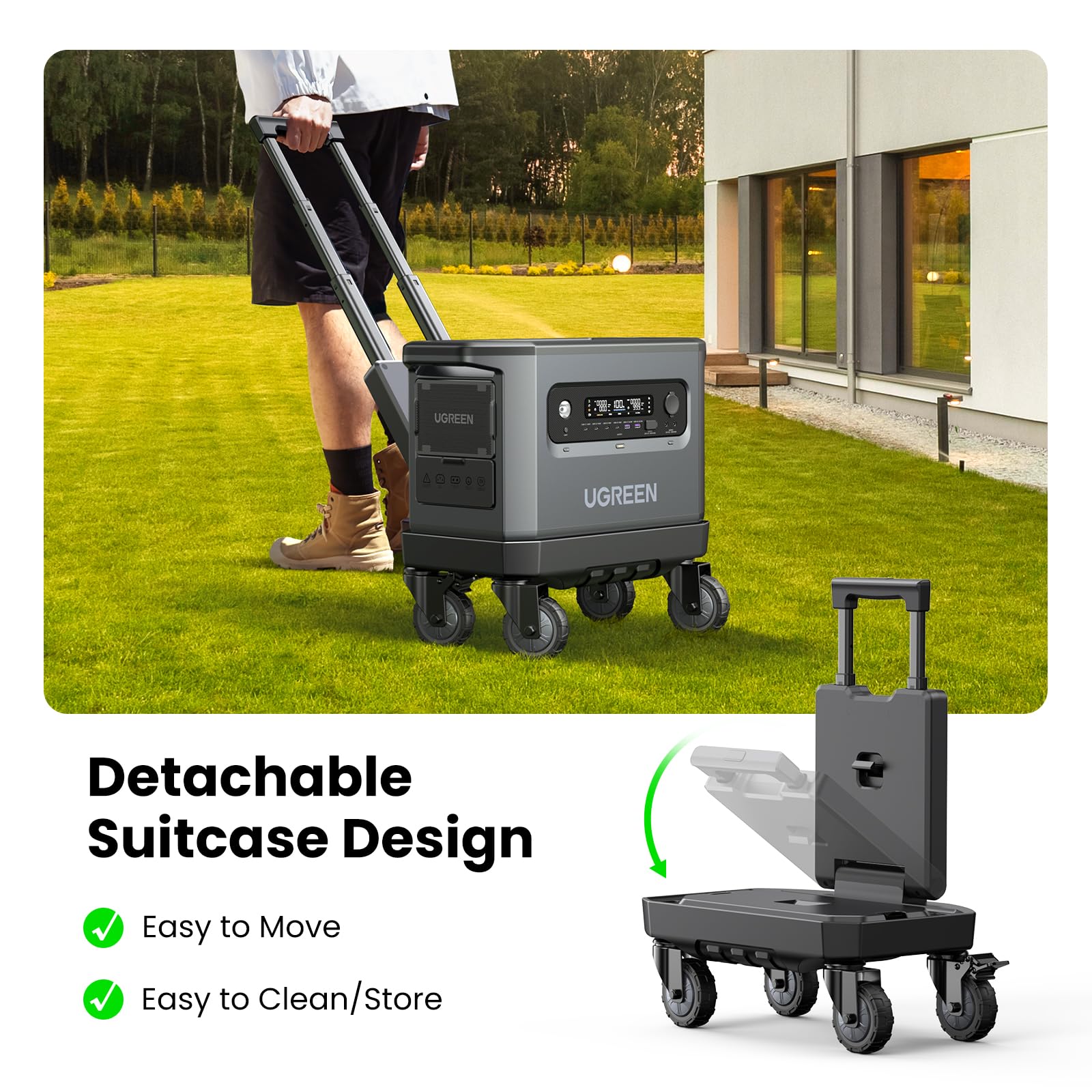 VLAIAN Generateur Electrique Solaire Portable 2400W/2048Wh LiFePO4 VLAIAN Generateur Electrique Solaire Portable 2400W/2048Wh LiFePO4