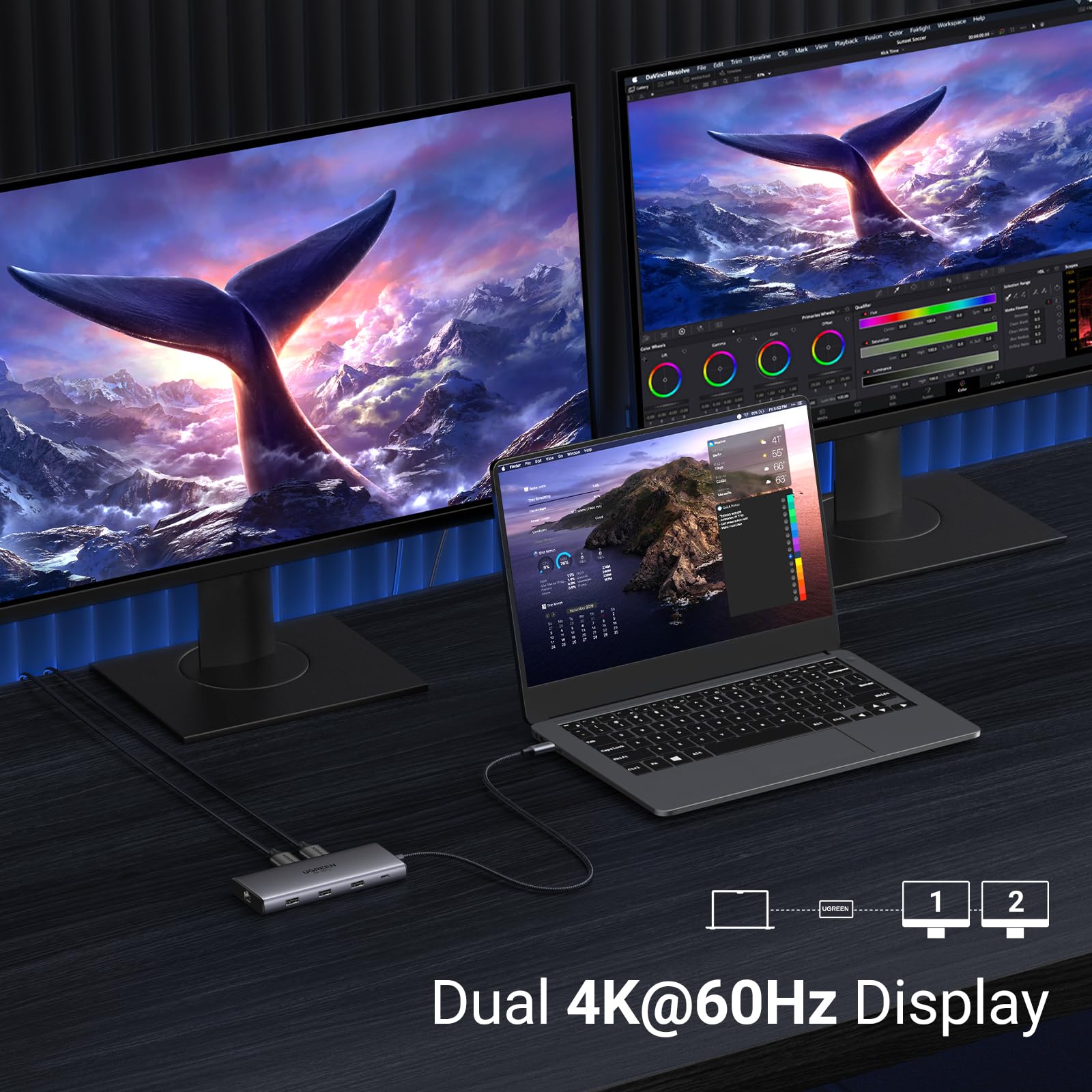 Ugreen Revodok Pro 209 9-in-1 4k HDMI Universal Docking Station – UGREEN
