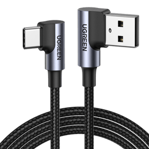 UGREEN USB C 90 Degree Cable 3A Right Angle Type C Charger Cable