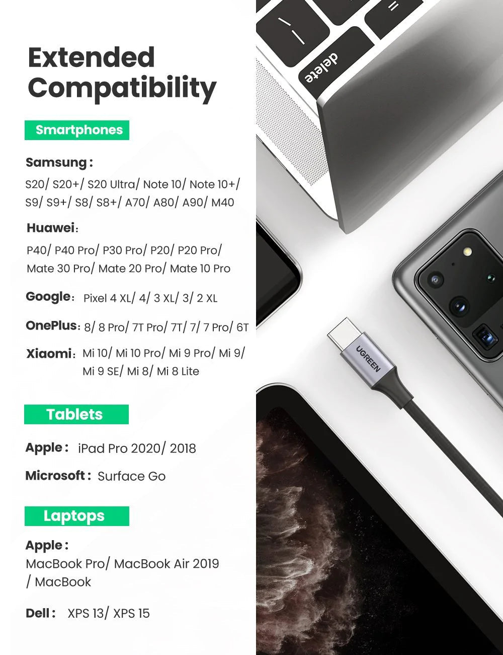 Adaptateur USB-C - USB-C vers 3,5 mm Aux et USB-C - Samsung S20 & Apple -  Aux 2 en 1 