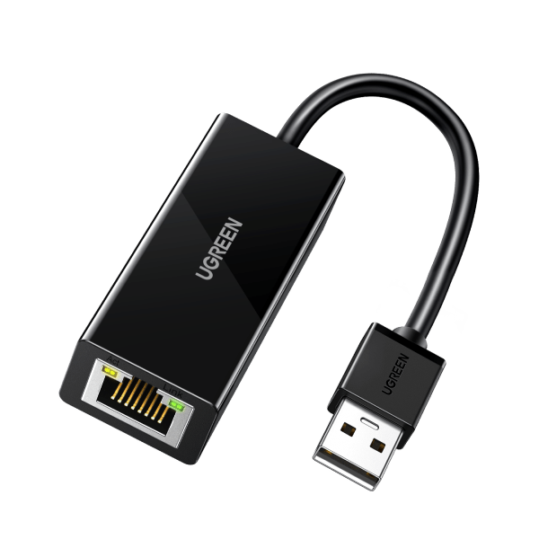 UGREEN Adattatore USB a Ethernet RJ45, Adattatore di Red Lan Ethernet  100Mbps a USB 2.0 per