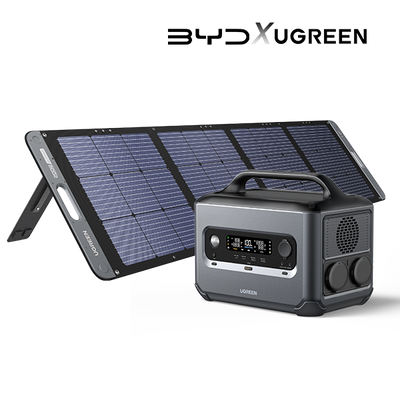 Ugreen Portable Power Station + Foldable Solar Panel