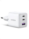 UGREEN Zapix USB C Charger 30W Plug iPhone Quick Charge GAN (White)