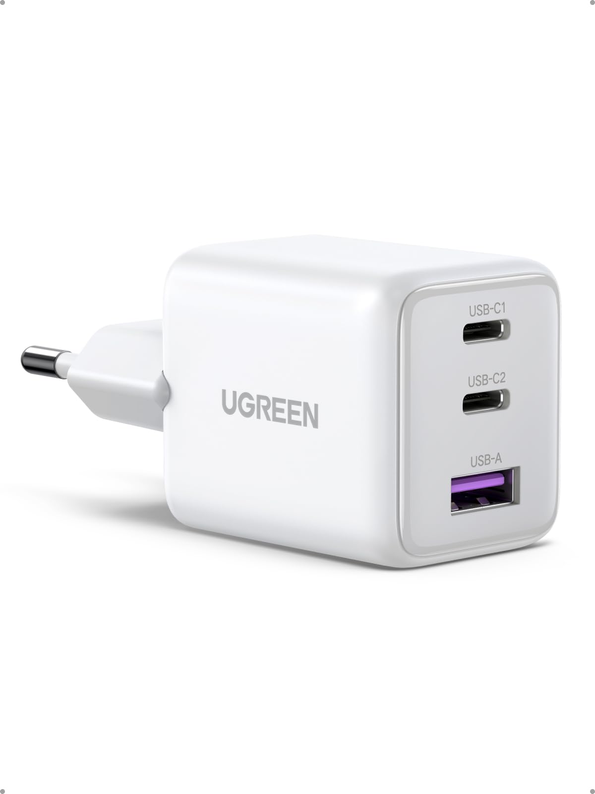 UGREEN Zapix USB C Charger 30W Plug iPhone Quick Charge GAN (White)