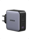 UGREEN Nexode 100W USB C Charger Fast Charging with 4 Ports | PD 3.0 PPS 45W Compatible with iPhone 17 Pro Max Air 16 15 14 13 Galaxy S26 25 24 Pixel 10 Pro iPad MacBook M5 M4 Steam Deck