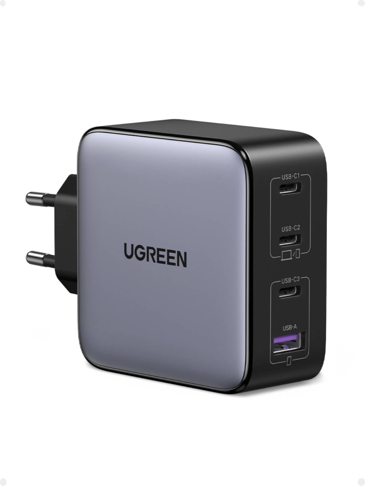UGREEN Nexode 100W USB C Charger Fast Charging with 4 Ports | PD 3.0 PPS 45W Compatible with iPhone 17 Pro Max Air 16 15 14 13 Galaxy S26 25 24 Pixel 10 Pro iPad MacBook M5 M4 Steam Deck
