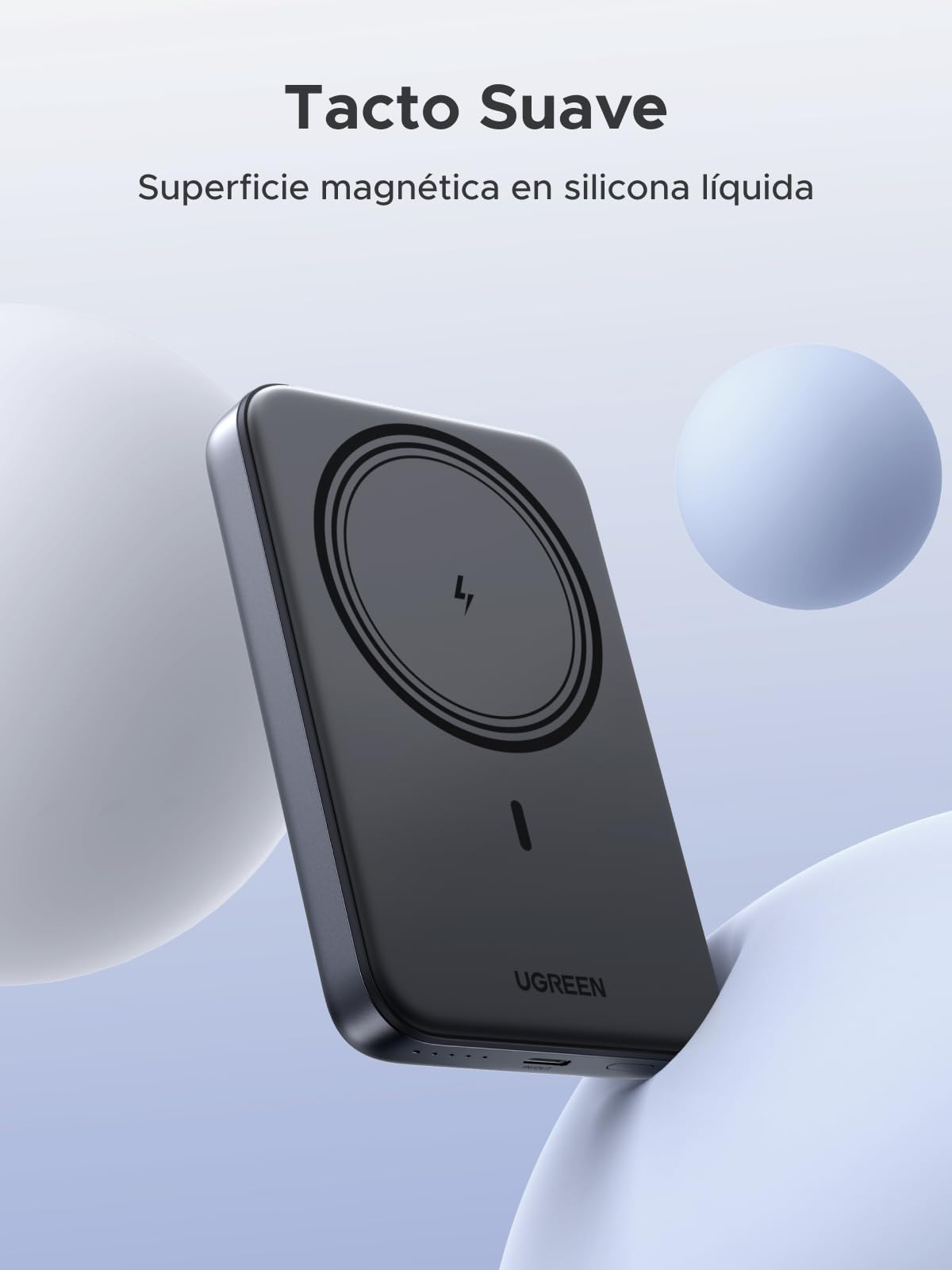 UGREEN Zapix Power Bank Magsafe 10000mAh External Battery Wireless PD 20W | Quick Charge 20W PD QC 3.0, Magnetic Portable Charger Compatible with iPhone 17 16 15 14 13 12 Air Plus Pro Max