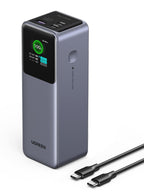 UGREEN Nexode Pro 200W Power Bank 25000mAh External Battery USB C PD3.1 140W | Fast Charging, 3 Ports 2C1A, TFT Display, PC Portable Charger, Compatible with iPhone 17 16 15 Galaxy S26 S25 MacBook iPad