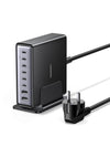UGREEN Zapix 200W USB C Charger GAN Desktop Charging Station | 8 Port 100W PD 3.1 PPS 45W Fast Charging GAN Compatible with MacBook Pro Air iPhone 17 Pro Max Air 16 Galaxy S26