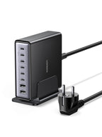 UGREEN Zapix 200W USB C Charger GAN Desktop Charging Station | 8 Port 100W PD 3.1 PPS 45W Fast Charging GAN Compatible with MacBook Pro Air iPhone 17 Pro Max Air 16 Galaxy S26