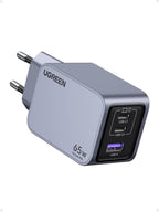 UGREEN Nexode Pro 65W USB C Charger GAN Quick Charge | 3 Ports PD 3.0 PPS 25W Compatible with iPhone 17 Pro Max Air 16 15 14 13 Galaxy S26 25 24 Pixel 10 Pro iPad MacBook Air