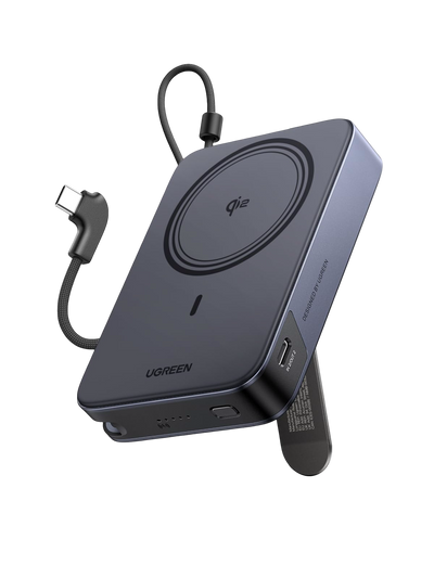 UGREEN Zapix 15W Magnetische Powerbank (10000mAh, 30W Schnellladung, Qi2)