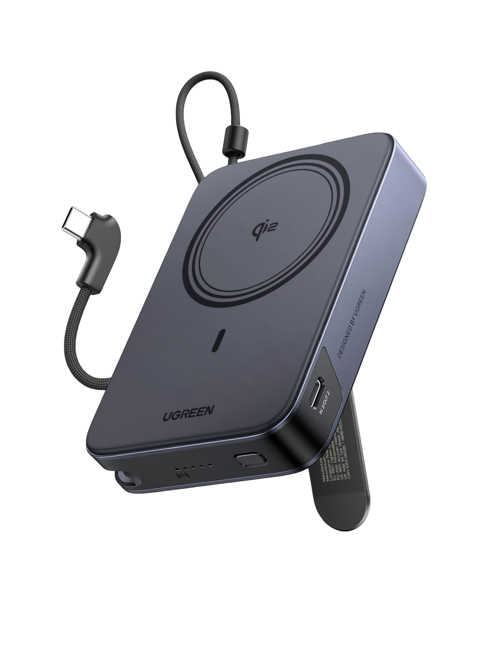 UGREEN Zapix 15W Magnetische Powerbank (10000mAh, 30W Schnellladung, Qi2)