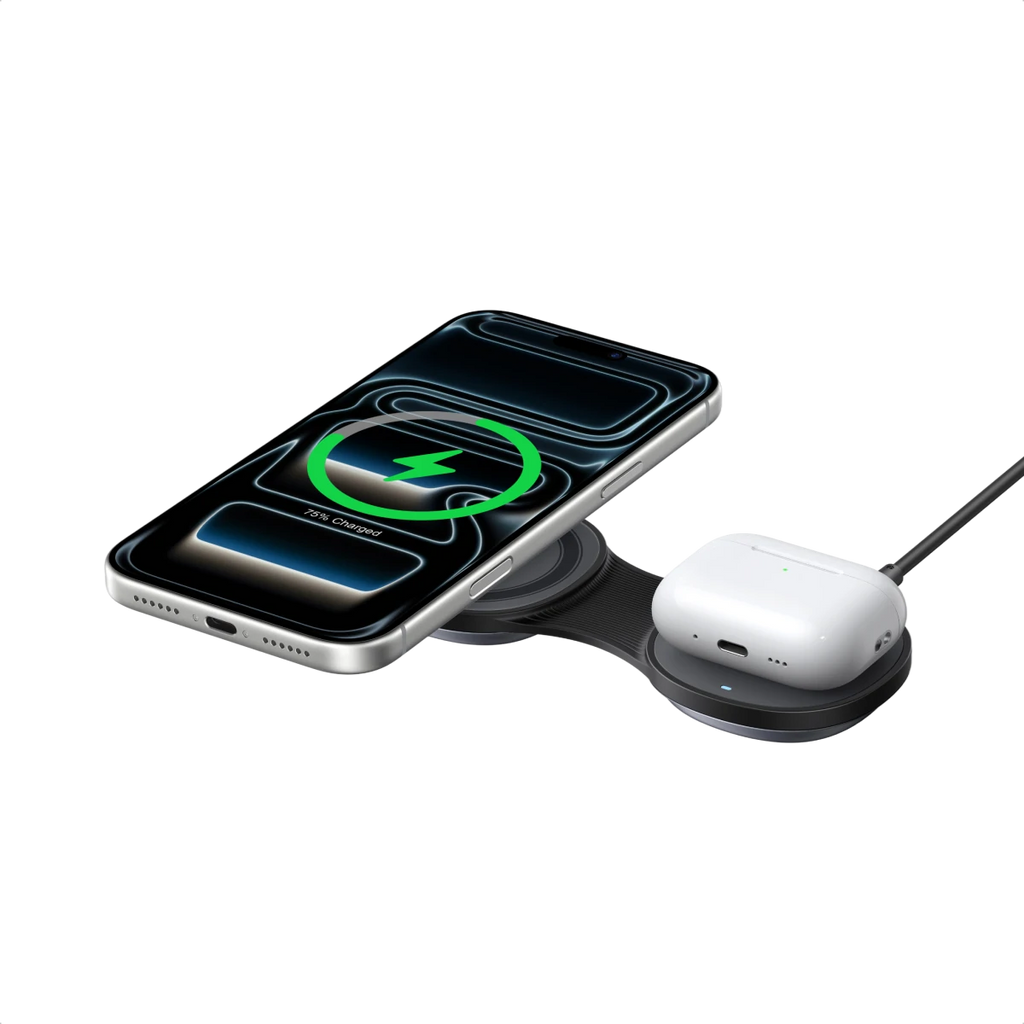 UGREEN MagFlow Magnetic Wireless Charger (2-in-1 Foldable, Qi2 25W, 30W USB-C Input)