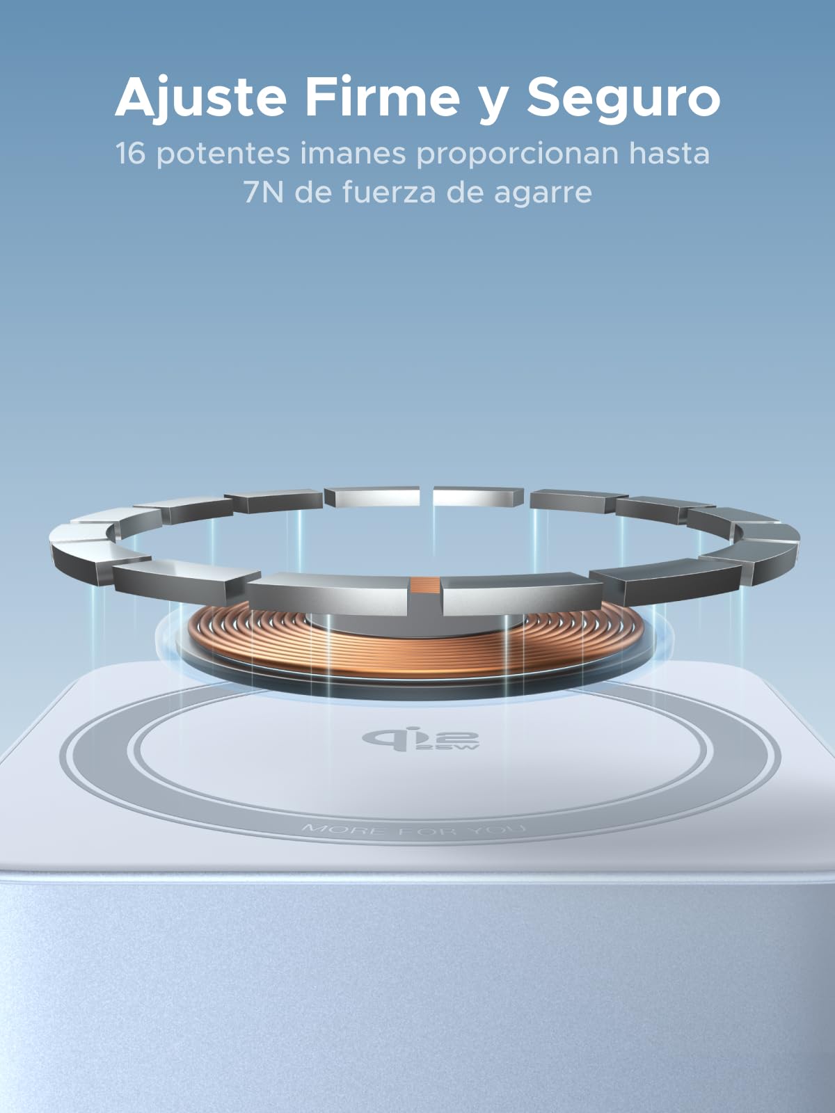 UGREEN MagFlow Qi2 25W Wireless MagSafe Charger 2 in 1 Foldable | Compatible with iPhone 17 16 15 14 13 12 Air Plus Pro Max AirPods 4 3 Pro 3 2 1, Magnetic Charging Station, Adjustable Angle