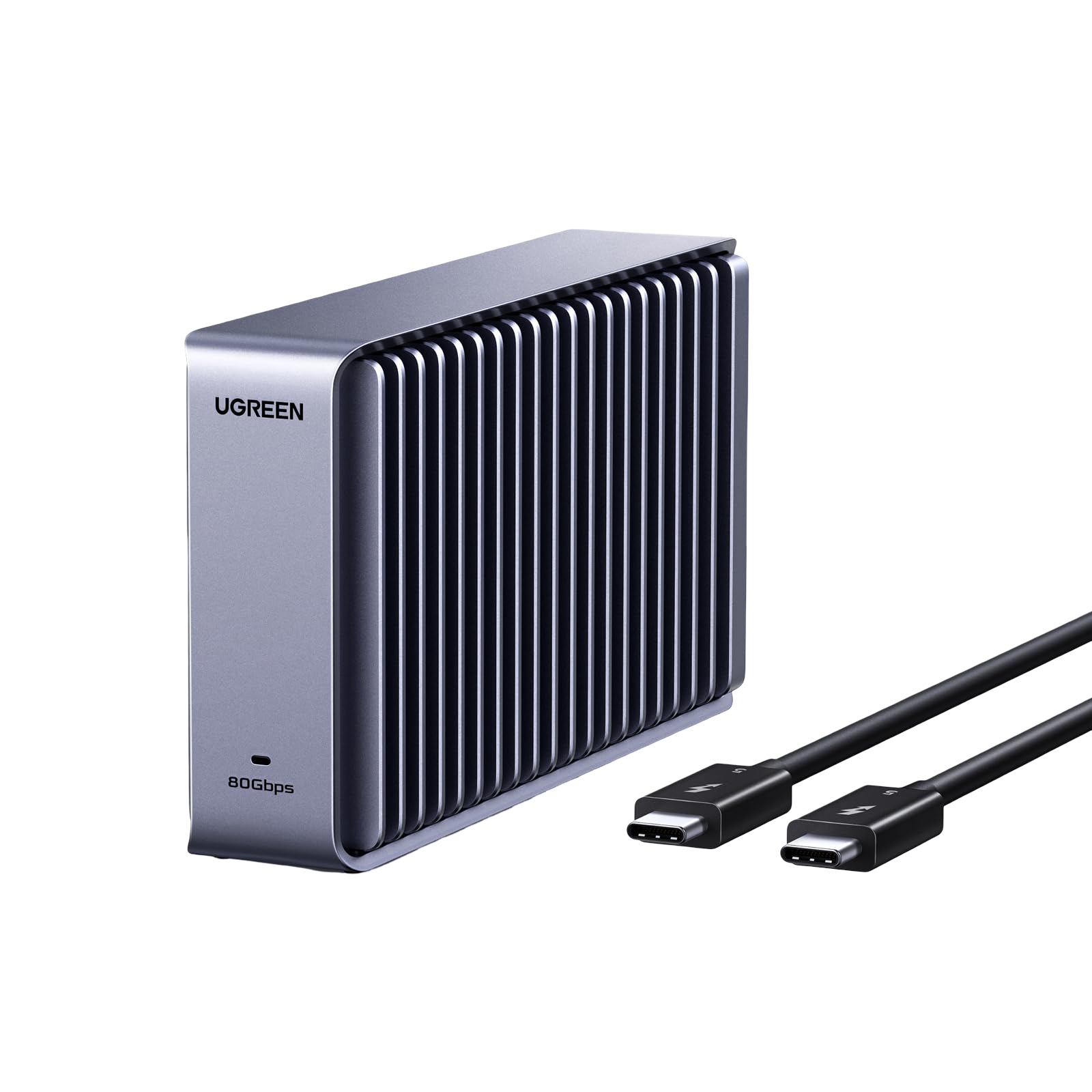 Caixa UGREEN M.2 NVMe SSD (80Gbps, Thunderbolt 5/USB4, 8TB)