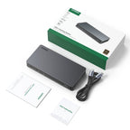 UGREEN Revodok Pro 209 USB C Hub DisplayLink Docking Station Dual Display | 9 in 1, 10Gbps, 2 HDMI 2 DP, 4K60Hz, PD Charging 100W, 2A1C, Gigabit Ethernet, Compatible with MacBook Pro Air M4 M3 M2 M1