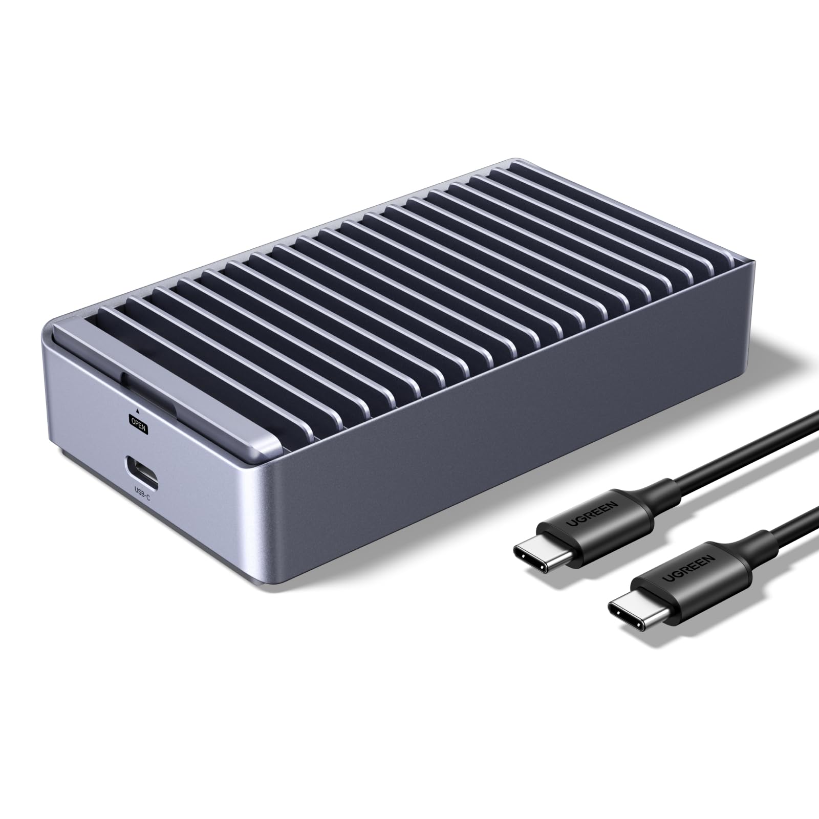 UGREEN M2 NVMe 40Gbps SSD Enclosures USB 4 Enclosures | Compatible with Thunderbolt 4 3 Aluminum External Hard Drive Adapter for Mac OS/Windows/Linux