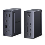 UGREEN 13-in-1 Thunderbolt 4 Docking Station, Dual 4K@60Hz, 3xTBT4, 40Gbps | Signle 8K@30Hz, 180W Total Power, 96W Host Charging, 3xUSB A, 2xUSB-C, Gigabit Ethernet, SD/TF 3.0, 3.5mm Audio, Revodok Max