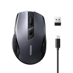 UGREEN Wireless Bluetooth Mouse and 2.4GHz Rechargeable Fast Charging