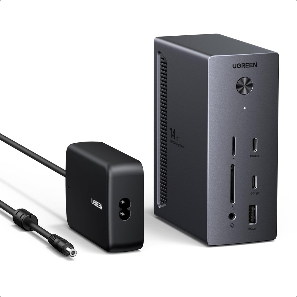 UGREEN Revodok Pro USB C Hub 14 in 1 Docking Station Triple Display