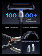 UGREEN Magnetic USB C Cable 240W PD3.1 Quick Charge (1M)