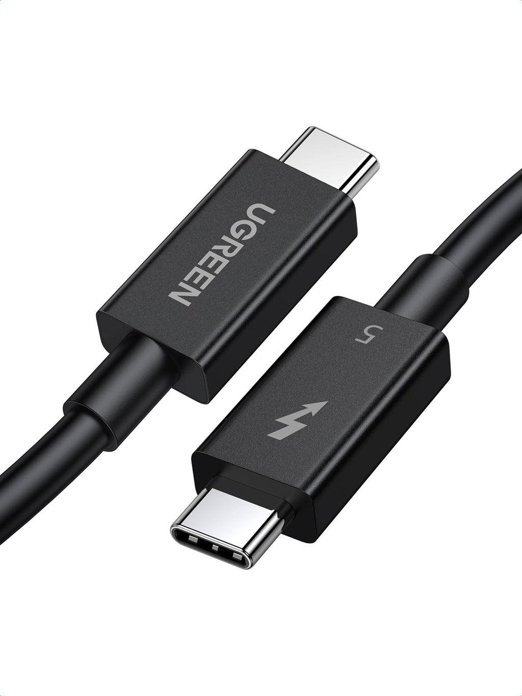 UGREEN Thunderbolt 5 Cable 80Gbps, Intel Certified, 240W PD3.1, 3.3ft | 16K/dual8K/triple4K@144Hz video. For MacBook Pro M5/M4, iPad Pro M5, iPhone 17/16/15, Galaxy S26/S25/S24, SSD, hubs