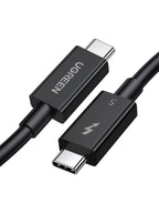 UGREEN Thunderbolt 5 Cable 80Gbps, Intel Certified, 240W PD3.1, 3.3ft | 16K/dual8K/triple4K@144Hz video. For MacBook Pro M5/M4, iPad Pro M5, iPhone 17/16/15, Galaxy S26/S25/S24, SSD, hubs