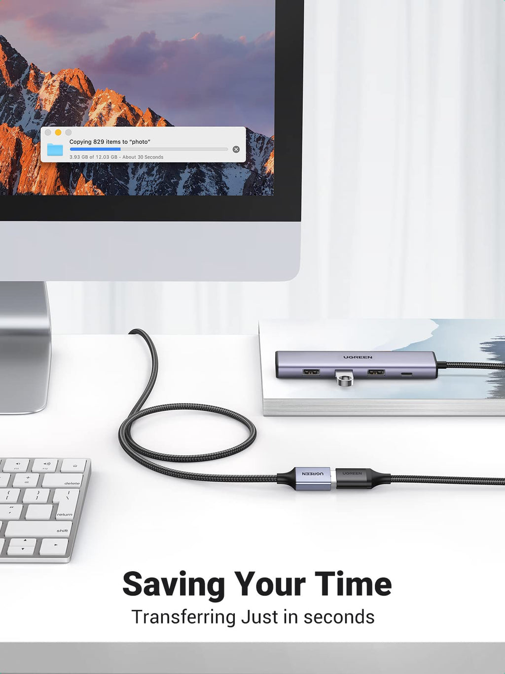 UGREEN USB 3.0 Extension Cable Type A Male to Female (5M)