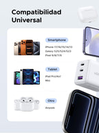 UGREEN Zapix USB C Charger 30W Plug iPhone Quick Charge GAN (White)