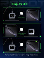 UGREEN Uno USB C Charger 65W, 3-Port GAN Type C Power Adapter Fast Charging Compatible with MacBook Pro, iPhone 17 Pro MAX Air/16-8 Series, Galaxy S25/S24, Pixel 8, Steam Deck, ROG Ally