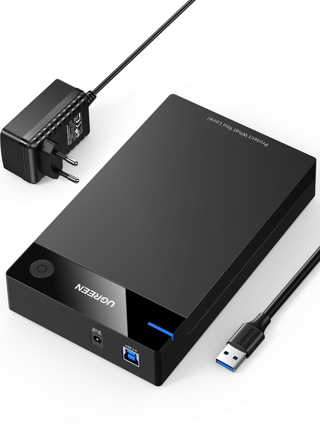 UGREEN External Hard Disk Case 3.5 Inch External Enclosure with UASP 5Gbps