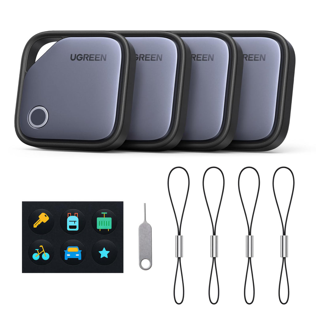 UGREEN FineTrack Smart Finder Tracker Support iOS 4 Pieces