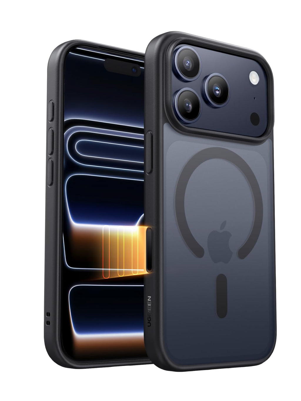 UGREEN MagSafe Case for iPhone 17 Pro Max, Shockproof Cover with 36 N52 Magnets, Military Protection, Soft TPU Scratch, Compatible with Wireless Charging, Transparent