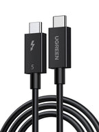 UGREEN Thunderbolt 5 Cable 80Gbps, Intel Certified, 240W PD3.1, 3.3ft | 16K/dual8K/triple4K@144Hz video. For MacBook Pro M5/M4, iPad Pro M5, iPhone 17/16/15, Galaxy S26/S25/S24, SSD, hubs