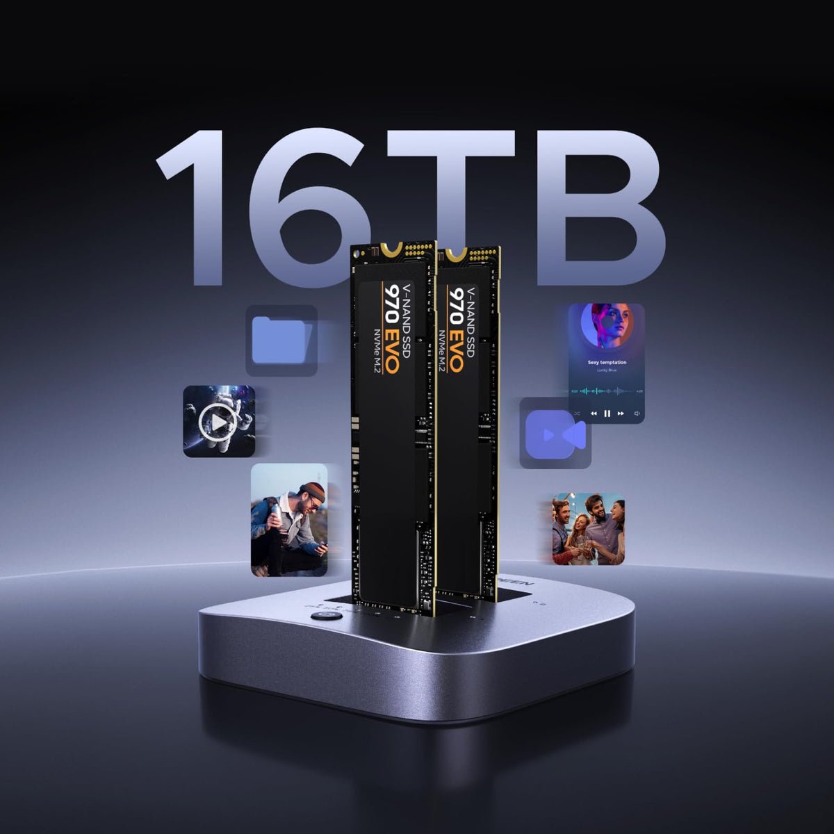UGREEN M.2 NVMe 20Gbps USB 3.2 Gen 2 Docking Station