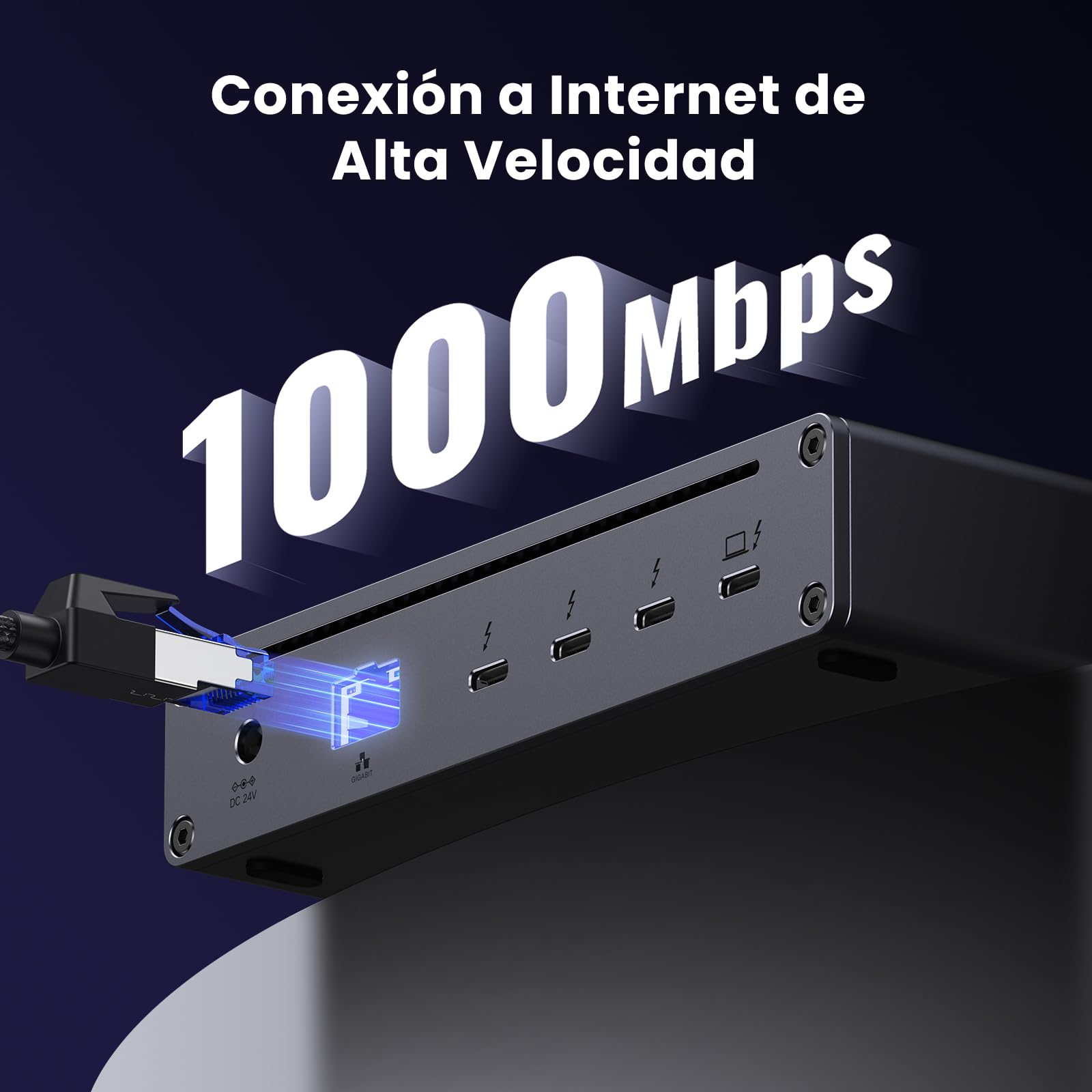UGREEN Revodok MAX 208 Docking Station USB C Thunderbolt 4 Dual Display | 8-in-1, 3 TBT4, 40Gbps, Single 8K30Hz, Dual 4K60Hz, Multiple USB 3.2 10Gbps, Gigabit Ethernet, Charge 85W, DC Input 140W