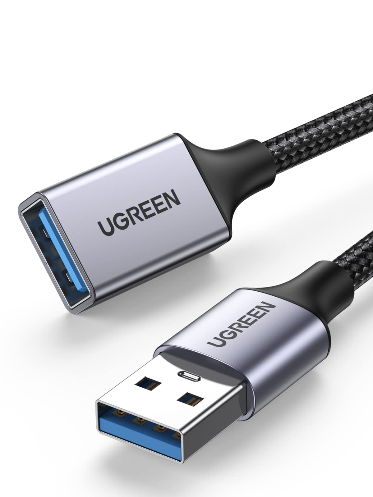 UGREEN USB 3.0 Extension Cable Type A Male to Female Extender 5 Gbps for Computer, External Hard Drive, Printer, Mouse, Keyboard, Hub, Pendrive, PS3 Controller, VR Glasses (2M)
