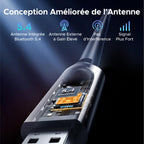 UGREEN AX900 WiFi Stick 6 Bluetooth 5.4 USB Flash Drive WiFi Antenna WPA2