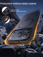 UGREEN MagSafe Case for iPhone 17 Pro Max, Shockproof Cover with 36 N52 Magnets, Military Protection, Soft TPU Scratch, Compatible with Wireless Charging, Transparent