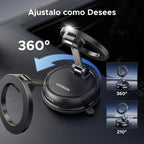 UGREEN MagSafe 2 in 1 Mobile Car Mount with Suction Cup and Adhesive Base, Telemovel 360° Rotating Car Mount for i17/17 Air/17 Pro/17 Pro Max/15/14, for Dashboard or Windshield, Black