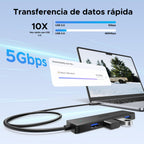 UGREEN USB C Hub with 4 Ports USB 3.0 Multi-Port Thief Adapter (60cm)